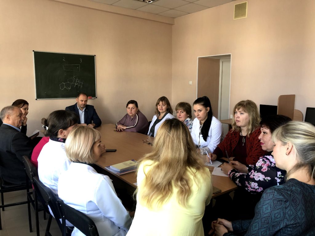 17 жовтня 2019 р.   стажування доцента з «Казахського національного медичного університету імені С.Д. Асфендіярова» (м. Алмати)