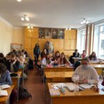 20-23 вересня 2021 р. Доцент кафедри ФММ Кобець М.М. провела профорієнтаційну роботу серед учнів 10 та 11 класів Загальноосвітньої школи №74