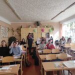 23 вересня 2021 р. Ас. кафедри ФММ Бабічева Г. С. провела профорієнтаційну роботу з учнями 11-А класу Харківського ліцею № 107