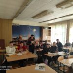 24 вересня 2021 р. Ас. кафедри ФММ Бабічева Г. С. провела профорієнтаційну роботу з учнями 11-Б класу Харківського ліцею № 107