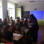 13 жовтня 2021 р.  Доц. кафедри ФММ Герасимова О.О. відвідала Харківську гімназію № 116 та провела профорієнтаційну роботу