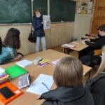 28 вересня 2021 р. Проф. кафедри ФММ Ткачова О. В. відвідала ЗОШ № 54