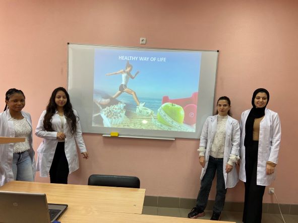5 листопада 2021 р. Доцент кафедри Кобець М.М. провела лекцію "Здоровий спосіб життя" здобувачам вищої освіти факультету з підготовки іноземних громадян 5 листопада 2021 р. Доцент кафедри Кобець М.М. провела лекцію "Здоровий спосіб життя" здобувачам вищої освіти факультету з підготовки іноземних громадян