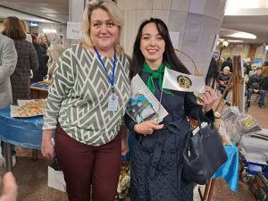 On October 17, 2024, associate professors of the Department of Management, Marketing and Quality Assurance in Pharmacy Hlebova N.V. and Kolyada T.A. took part in the job fair "Made in Kharkiv"